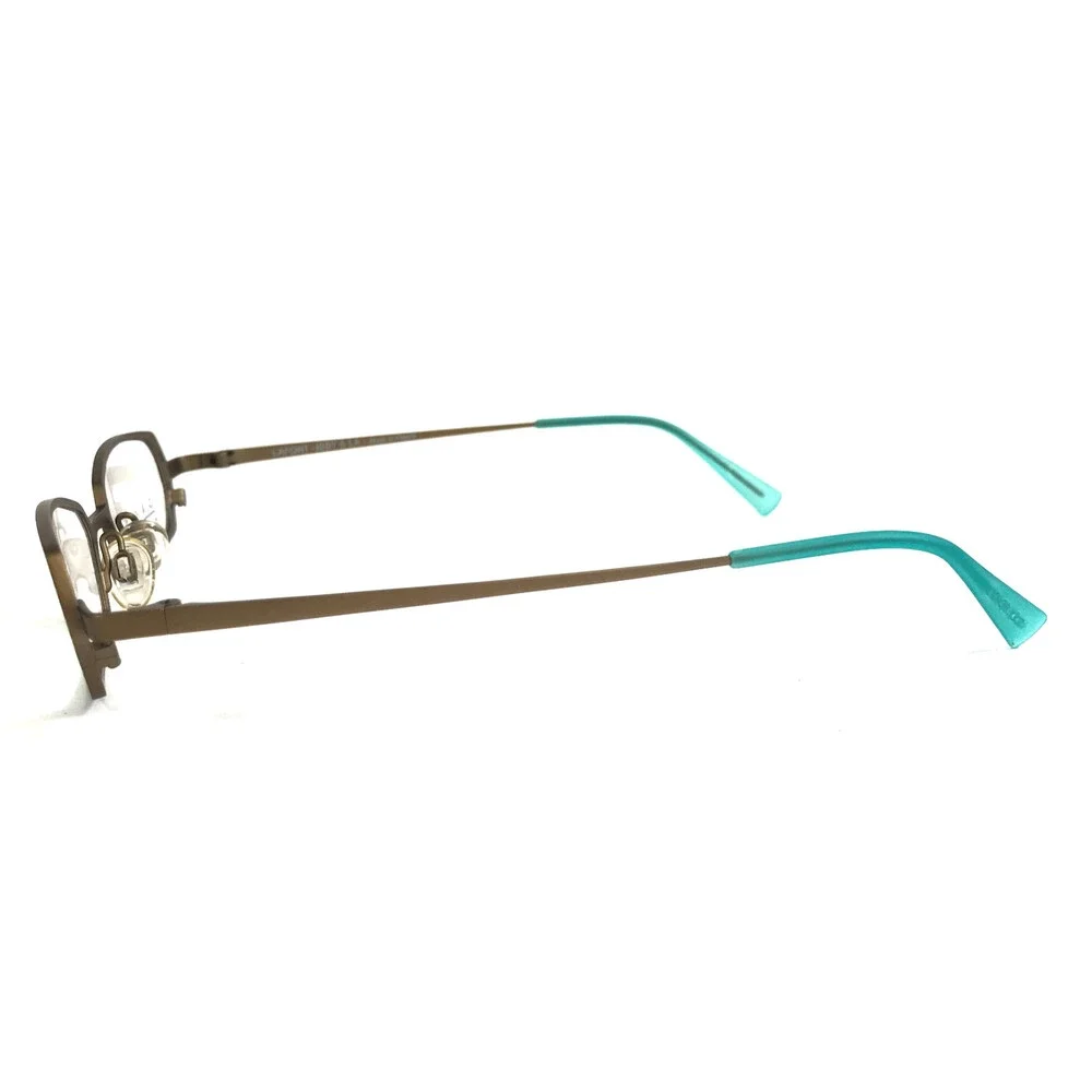 Lafont Issy & La Petite Eyeglasses Frames CENTURI 497 Matte Gold Teal 47-17-135